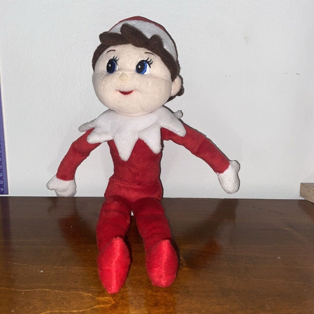CCA & B 2005 Plush Elf on The Shelf Christmas Boy Elf Stuffed Doll Plush Toy
